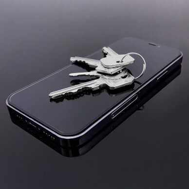 Apsauginis stikliukas 2 vnt. Case Friendly Wozinsky Full Glue iPhone 15 Pro - Juodas 5