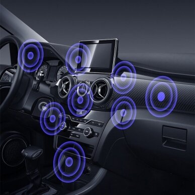 Laikiklis 360-Degree Universal Magnetic Car Mount Holder skirta Car Dashboard juodas 3