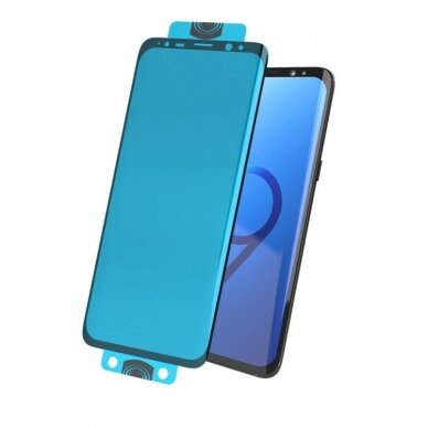 Ekrano apsauga 3D Edge Nano Flexi Samsung Galaxy S21 Plus 5G Juodais kraštais 11