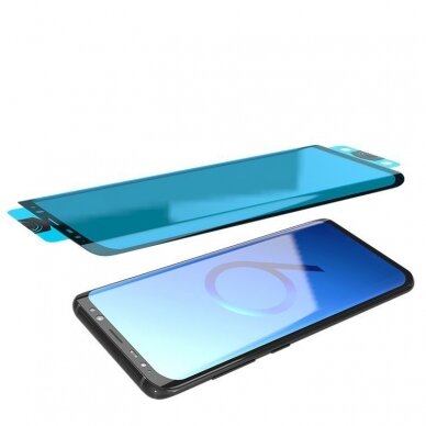 Ekrano apsauga 3D Edge Nano Flexi Samsung Galaxy S21 Plus 5G Juodais kraštais 14