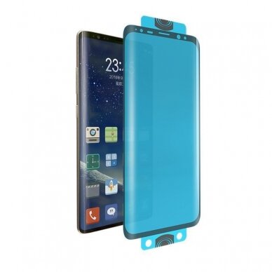 Ekrano apsauga 3D Edge Nano Flexi Samsung Galaxy S21 Plus 5G Juodais kraštais 16