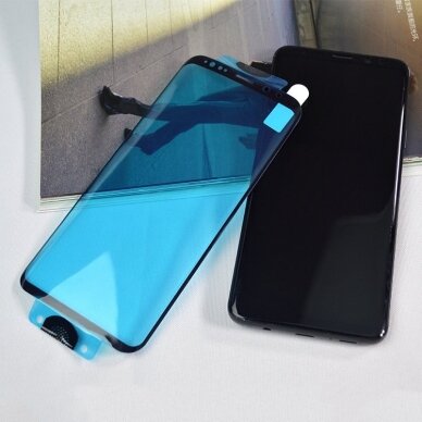 Ekrano apsauga 3D Edge Nano Flexi Samsung Galaxy S21 Plus 5G Juodais kraštais 17