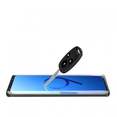 Ekrano apsauga 3D Edge Nano Flexi Samsung Galaxy S21 Plus 5G Juodais kraštais 2