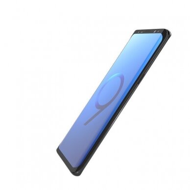 Ekrano apsauga 3D Edge Nano Flexi Samsung Galaxy S21 Plus 5G Juodais kraštais 7