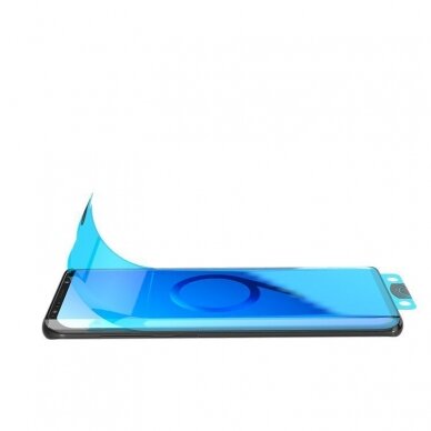 Ekrano apsauga 3D Edge Nano Flexi Samsung Galaxy S21 Plus 5G Juodais kraštais 8