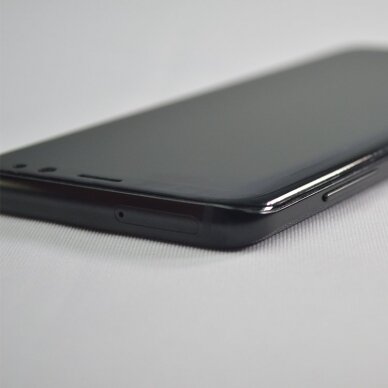 Ekrano apsauga 3D Edge Nano Flexi Samsung Galaxy S21 Plus 5G Juodais kraštais 9