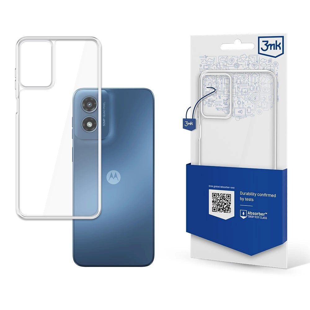 3mk Armor Dėklas Motorola Moto G Play 2024 - Permatomas 3mk Armor Dėklas Motorola Moto G Play 2024 - Permatomas