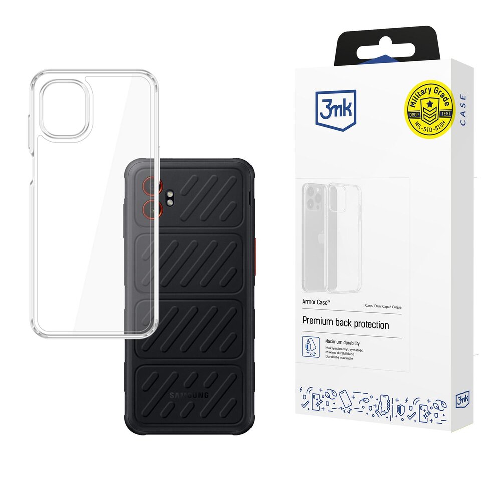 Samsung Galaxy XCover 7 Pro 3mk Armor dėklas – skaidrus