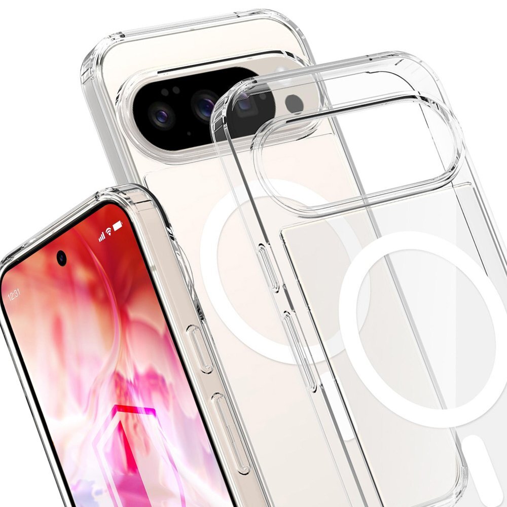 Google Pixel 10 / 10 Pro 3mk Armor Mag dėklas – permatomas 9 Google Pixel 10 / 10 Pro 3mk Armor Mag dėklas – permatomas 9