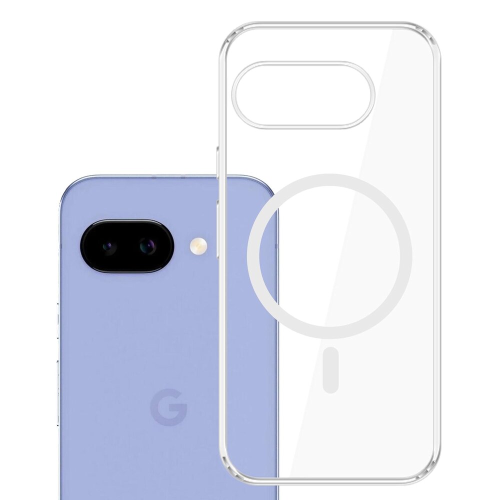 Google Pixel 10A 3mk Armor MagCase dėklas – skaidrus 2 Google Pixel 10A 3mk Armor MagCase dėklas – skaidrus 2