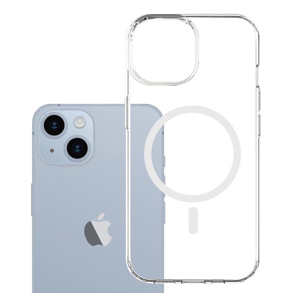iPhone 14 Plus 3mk Armor MagCase dėklas – skaidrus 3