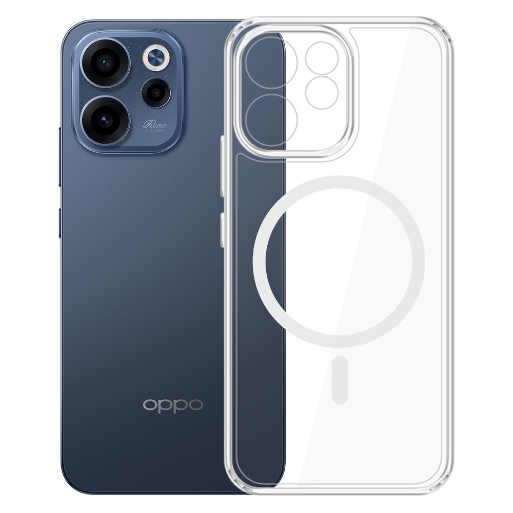 Oppo Reno 15 F 5G / Reno 15 FS 5G (CPH2801) 3mk Armor MagCase dėklas – skaidrus 5 Oppo Reno 15 F 5G / Reno 15 FS 5G (CPH2801) 3mk Armor MagCase dėklas – skaidrus 5