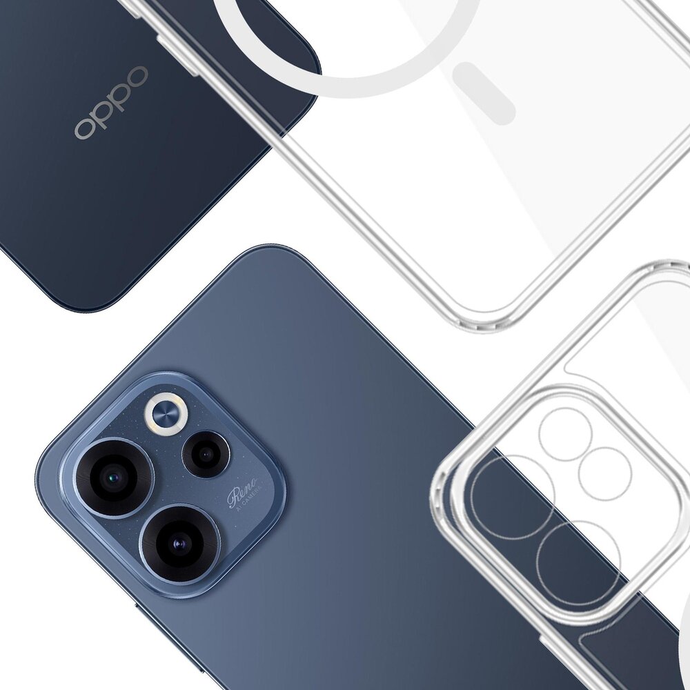 Oppo Reno 15 F 5G / Reno 15 FS 5G (CPH2801) 3mk Armor MagCase dėklas – skaidrus 6 Oppo Reno 15 F 5G / Reno 15 FS 5G (CPH2801) 3mk Armor MagCase dėklas – skaidrus 6
