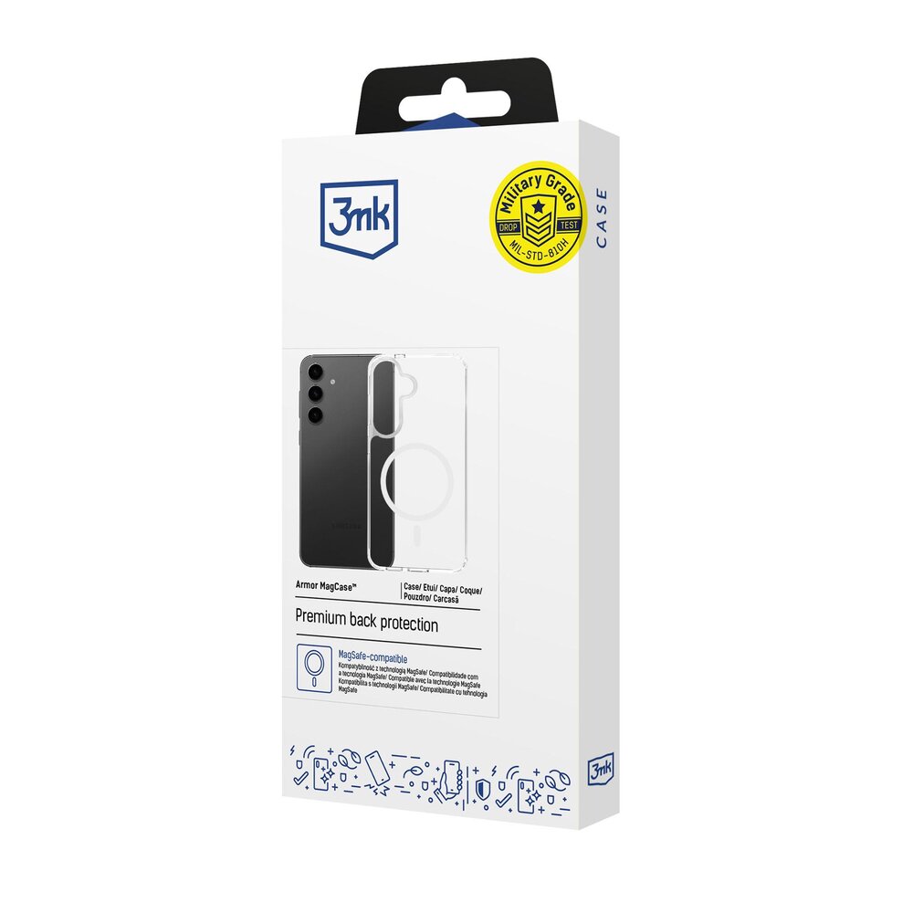 Samsung Galaxy S24+ 3mk Armor MagCase dėklas – skaidrus 9
