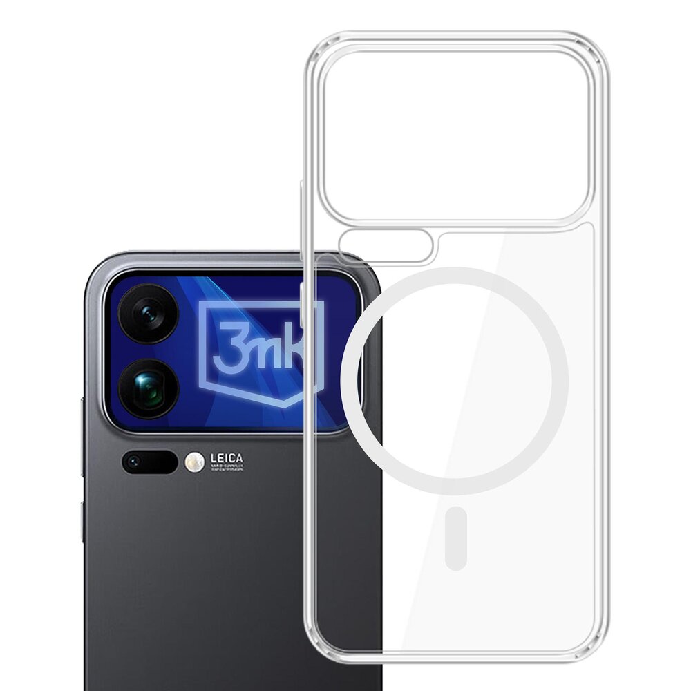 Xiaomi 17 Pro 3mk Armor MagCase dėklas – skaidrus 8