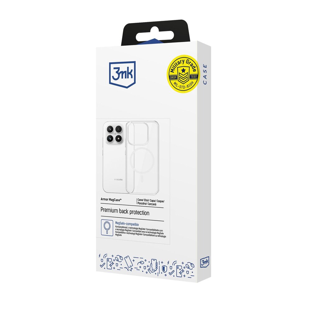 Xiaomi 17 3mk Armor MagCase dėklas – skaidrus 2