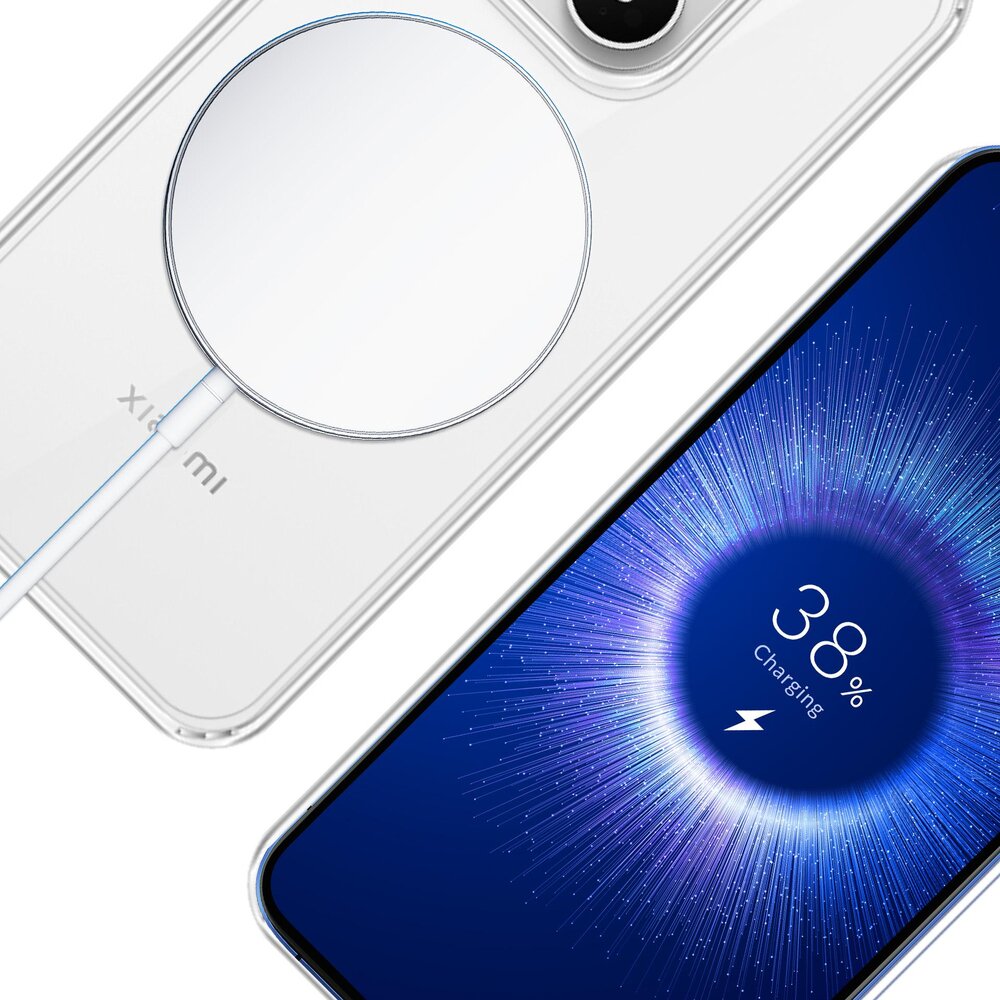 Xiaomi 17 3mk Armor MagCase dėklas – skaidrus 4