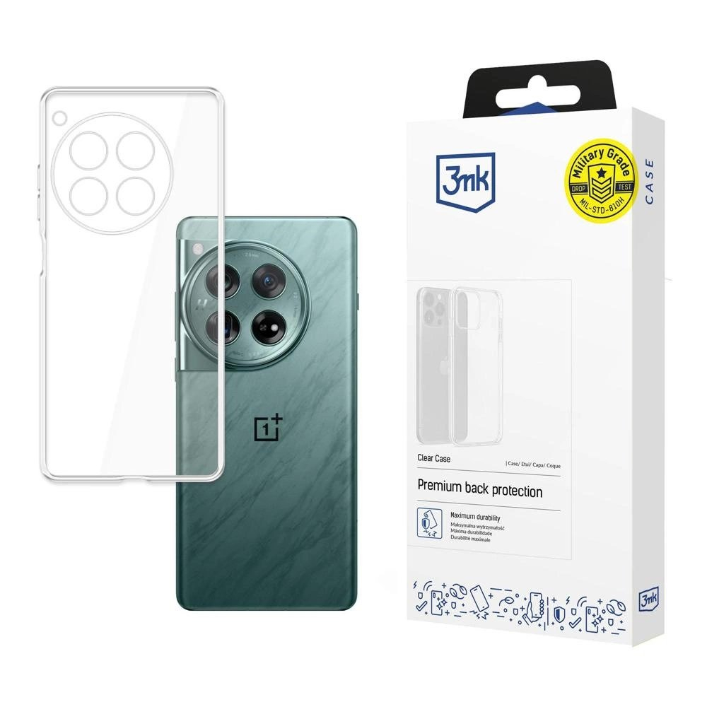 3mk Clear Dėklas OnePlus 12 - permatomas 3mk Clear Dėklas OnePlus 12 - permatomas