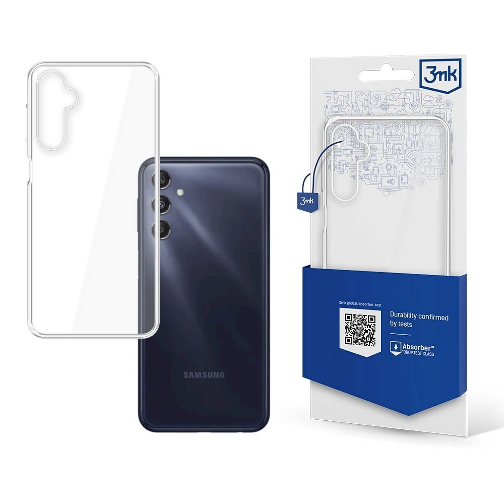 Samsung Galaxy M34 5G 3mk Clear dėklas – permatomas