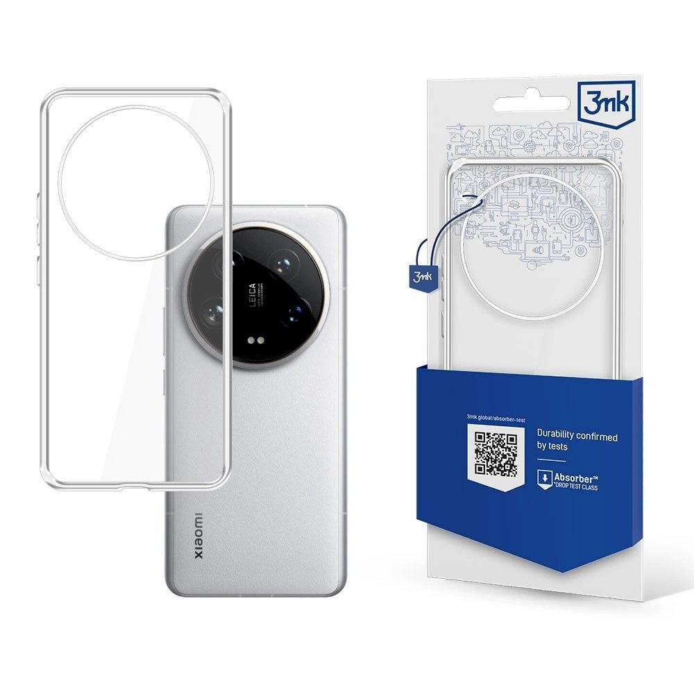 3mk Clear Dėklas Xiaomi 14 Ultra - Permatomas 3mk Clear Dėklas Xiaomi 14 Ultra - Permatomas