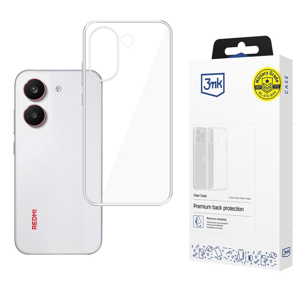 Xiaomi Poco X8 Pro 3mk Clear Case dėklas – skaidrus