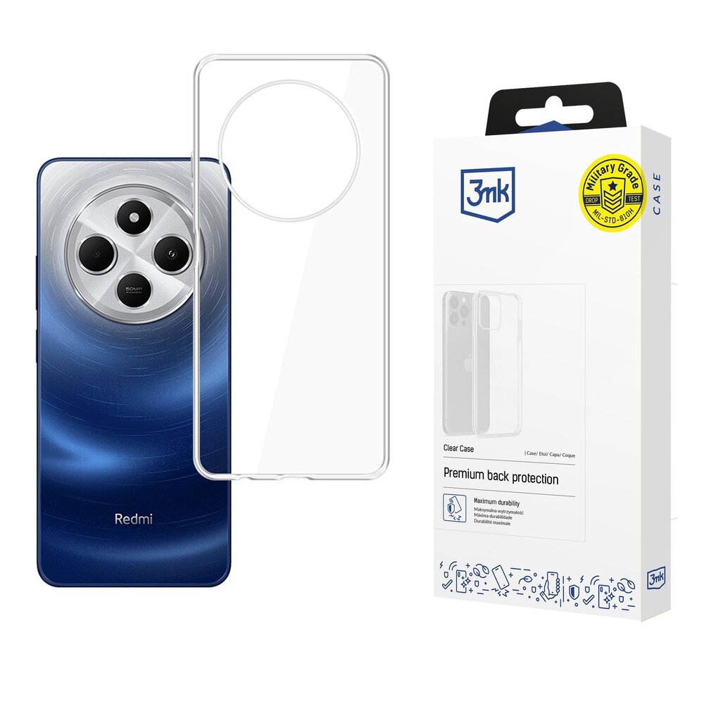 Xiaomi Redmi A3 Pro 3mk Clear dėklas – skaidrus