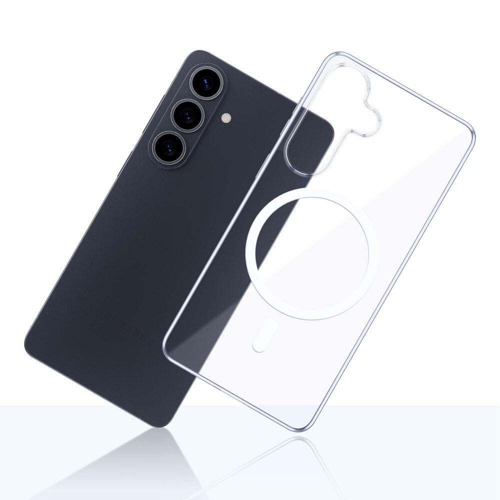 Samsung Galaxy S26+ 3mk Clear MagCase dėklas – skaidrus 3
