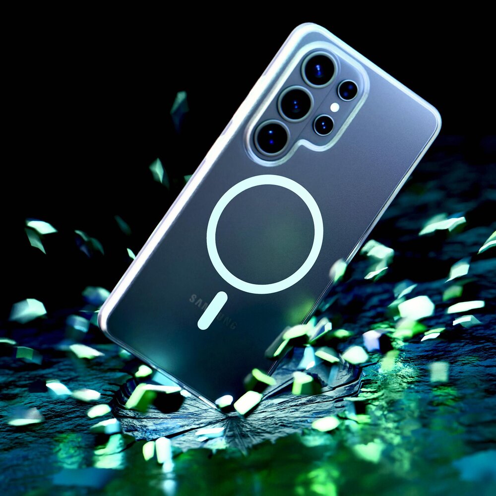 Samsung Galaxy S26 Ultra 3mk Clear MagCase dėklas – skaidrus 10