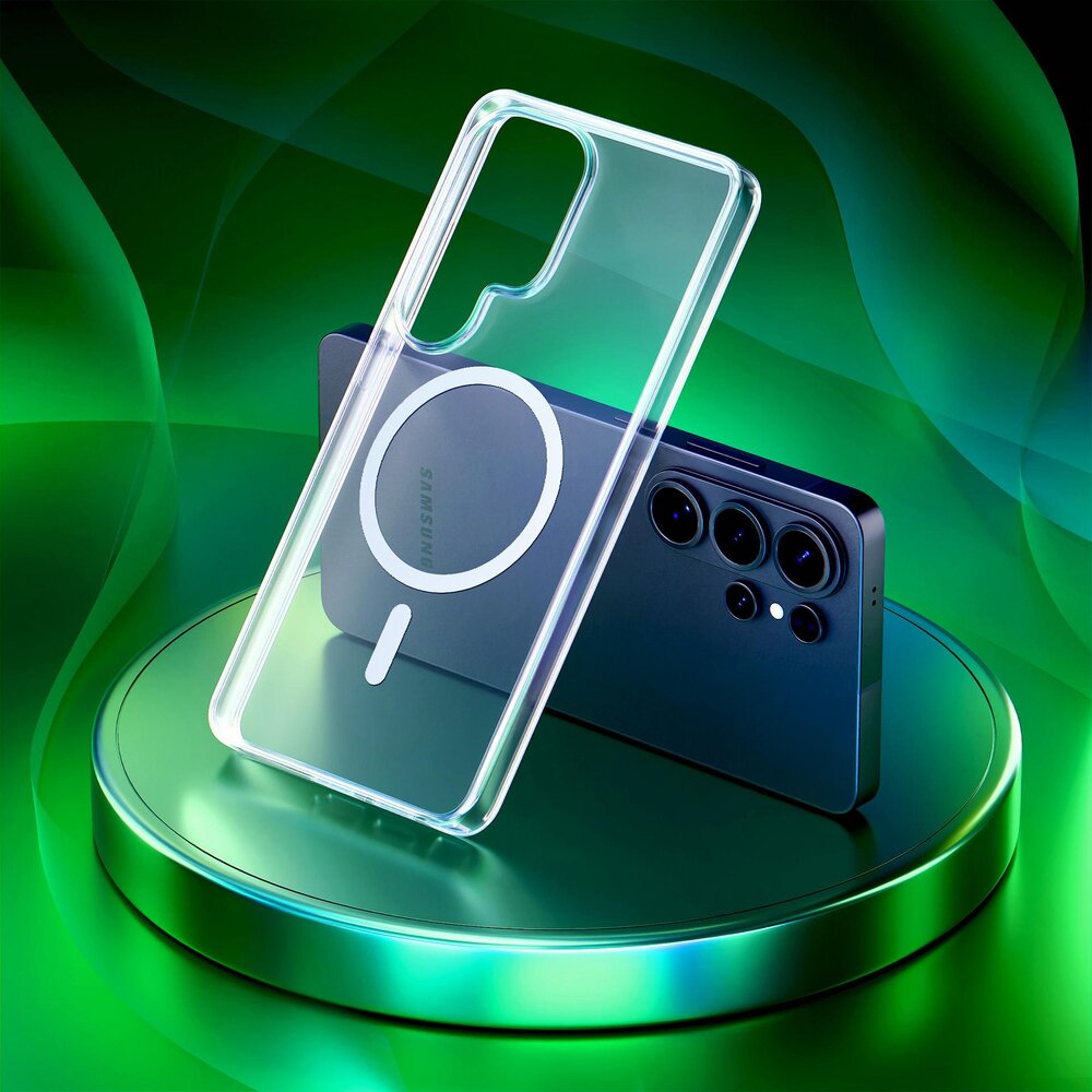 Samsung Galaxy S26 Ultra 3mk Clear MagCase dėklas – skaidrus 11 Samsung Galaxy S26 Ultra 3mk Clear MagCase dėklas – skaidrus 11