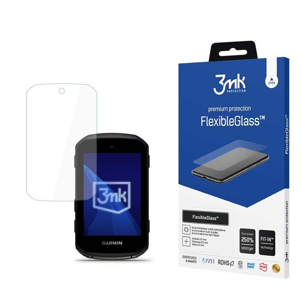 Garmin Edge 550 / Edge 850 3mk FlexibleGlass hibridinis stiklas