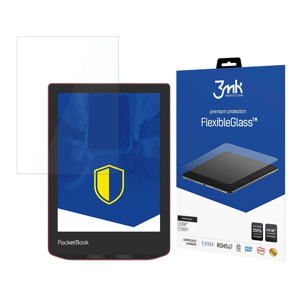 PocketBook Verse Pro 3mk FlexibleGlass hibridinis apsauginis stiklas PocketBook Verse Pro 3mk FlexibleGlass hibridinis apsauginis stiklas