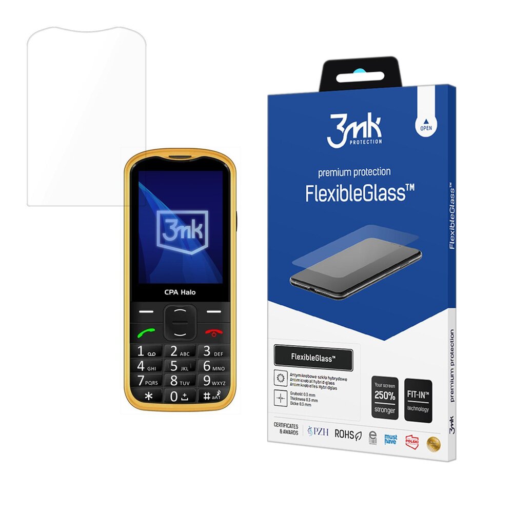 CPA Halo 28 3mk FlexibleGlass hibridinis stiklas