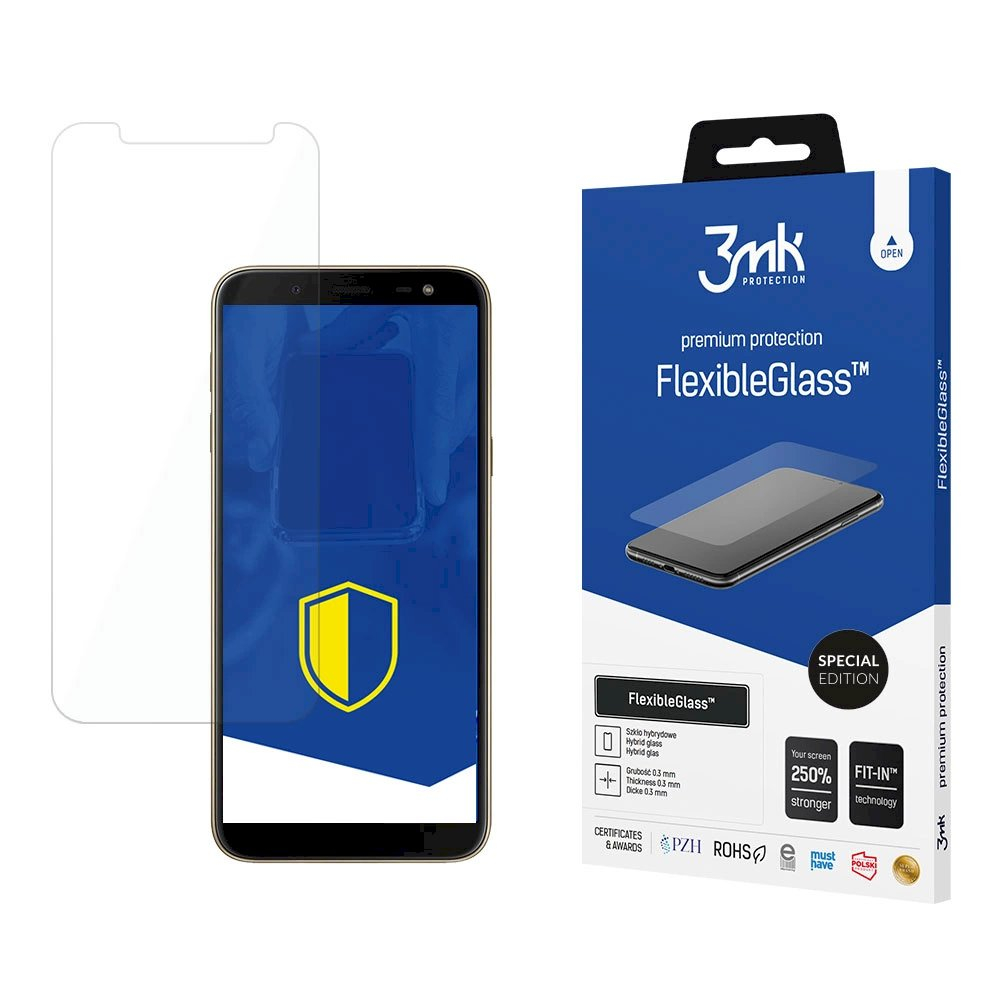 3mk FlexibleGlass™ Special Edition Lankstus apsauginis stiklas Samsung Galaxy J6 2018 3mk FlexibleGlass™ Special Edition Lankstus apsauginis stiklas Samsung Galaxy J6 2018