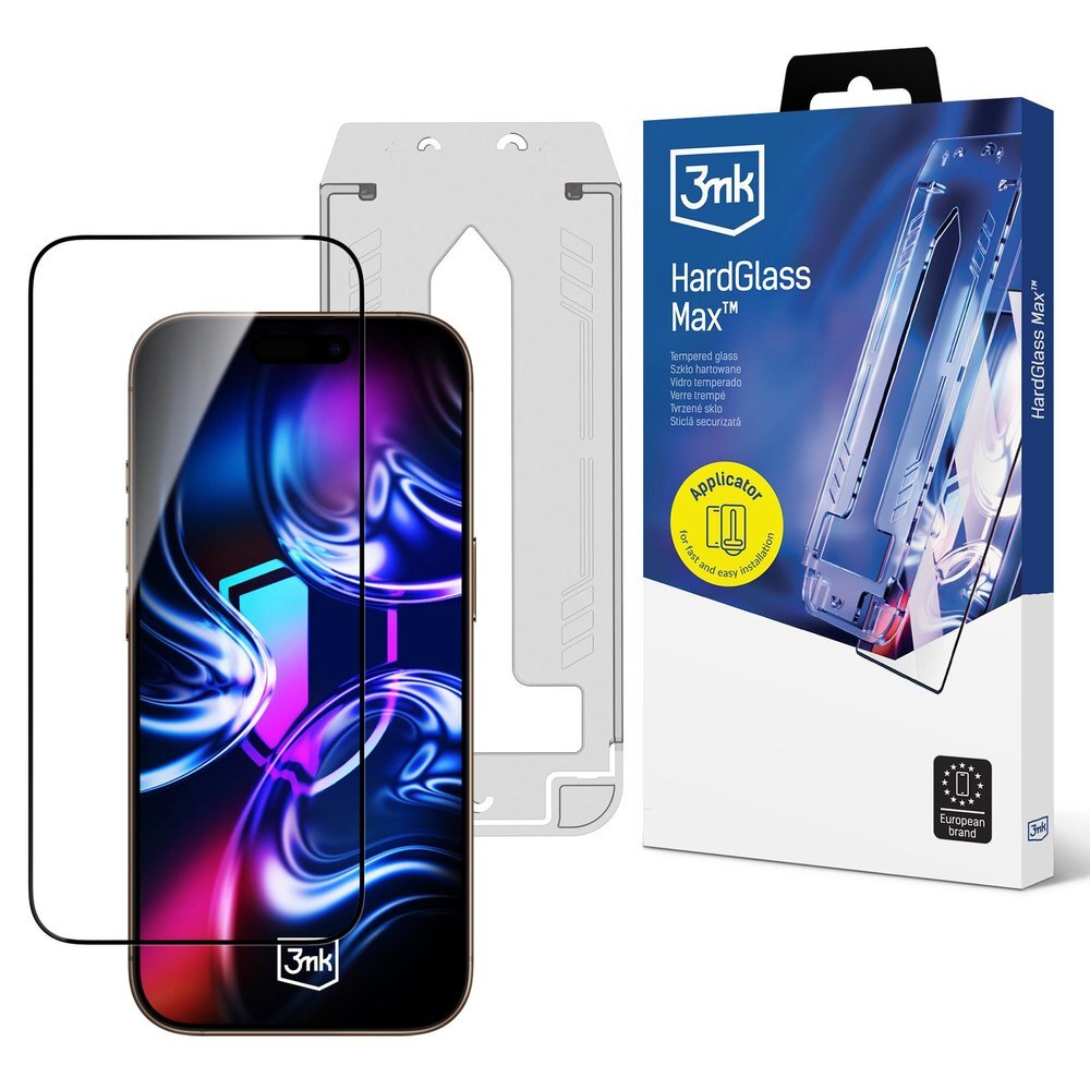 iPhone 17 Pro Max 3mk HardGlass Max grūdintas stiklas