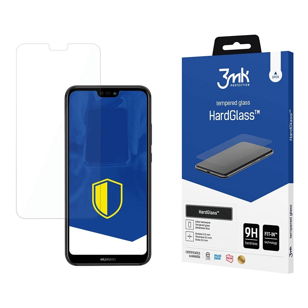 Huawei P20 Lite 3mk HardGlass grūdintas stiklas Huawei P20 Lite 3mk HardGlass grūdintas stiklas