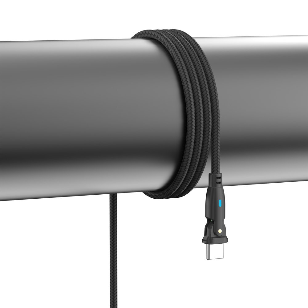 Krovimo kabelis 3mk Hyper Cable N-SERIES USB-C / USB-C 2 m 20V/3A 60 W – juodas 9 Krovimo kabelis 3mk Hyper Cable N-SERIES USB-C / USB-C 2 m 20V/3A 60 W – juodas 9