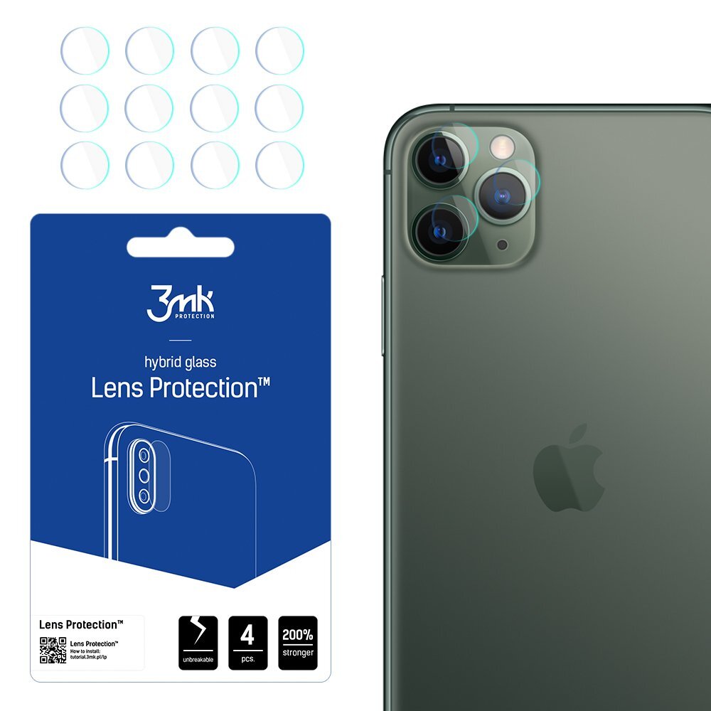 iPhone 11 Pro Max 3mk Lens Protection kameros apsauginis stiklas