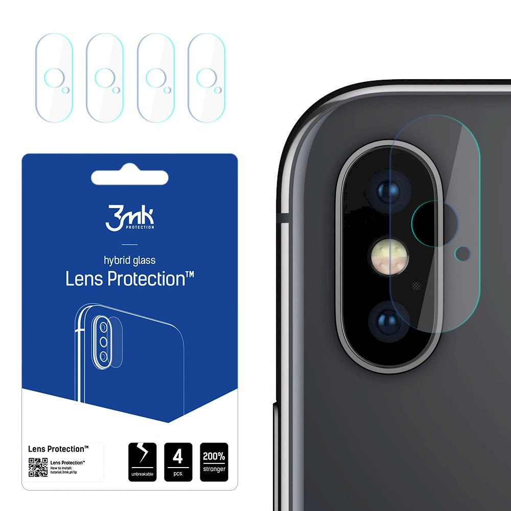 iPhone X 3mk Lens Protection™ kameros apsauga iPhone X 3mk Lens Protection™ kameros apsauga