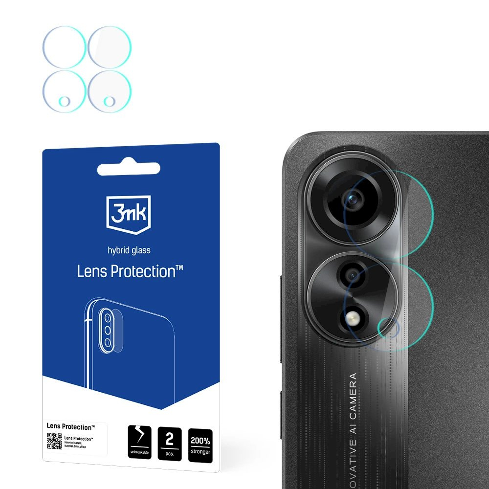 3mk Lens Protection™ Kameros apsauga Oppo A78 5G 3mk Lens Protection™ Kameros apsauga Oppo A78 5G