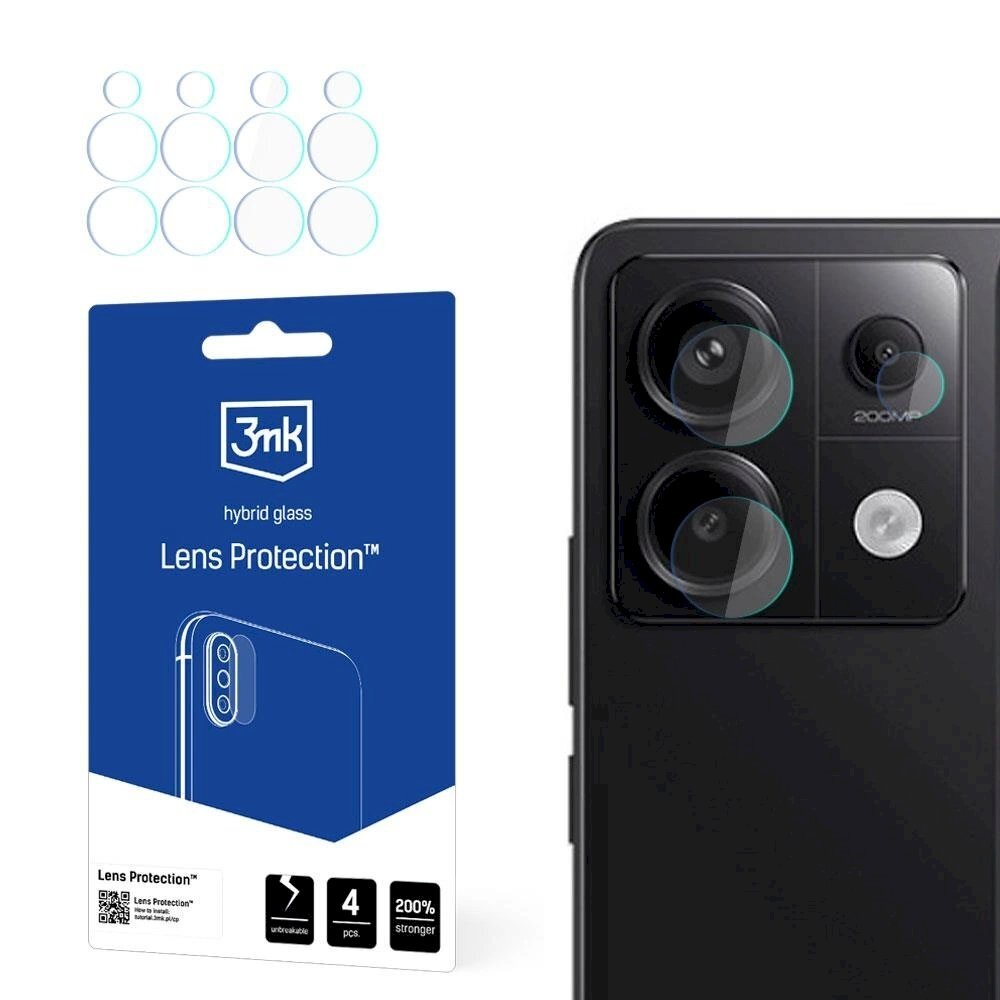 3mk Lens Protection™ hybrid camera glass for Redmi Note 13 Pro 3mk Lens Protection™ hybrid camera glass for Redmi Note 13 Pro