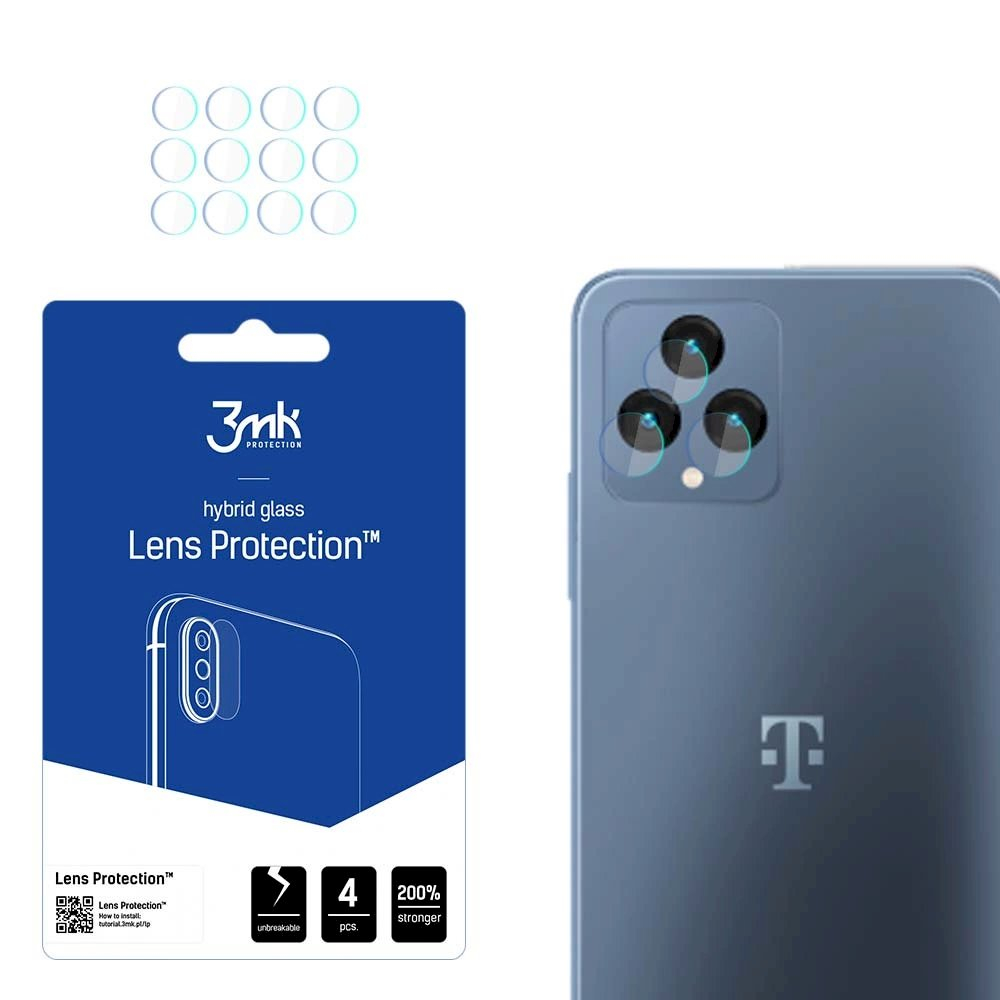 T-Mobile T Phone Pro 5G / Revvl 6 Pro 5G 3mk Lens Protection™ kameros apsauga T-Mobile T Phone Pro 5G / Revvl 6 Pro 5G 3mk Lens Protection™ kameros apsauga