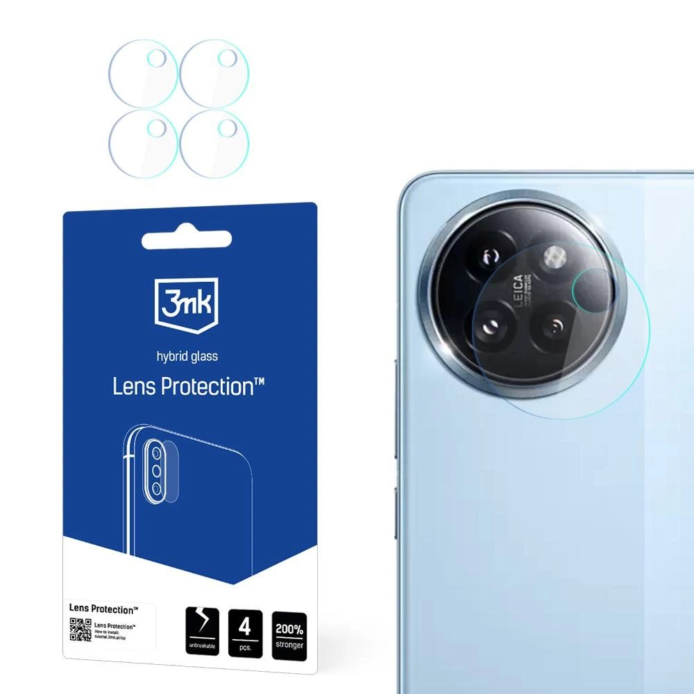 Xiaomi 14 Civi 3mk Lens Protection™ hibridinis kameros apsauginis stiklas Xiaomi 14 Civi 3mk Lens Protection™ hibridinis kameros apsauginis stiklas