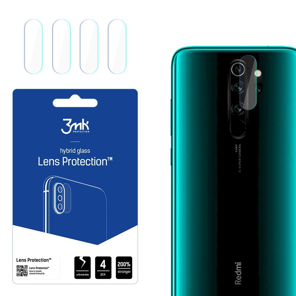 Xiaomi Redmi Note 8 Pro 3mk Lens Protection™ kameros apsauga