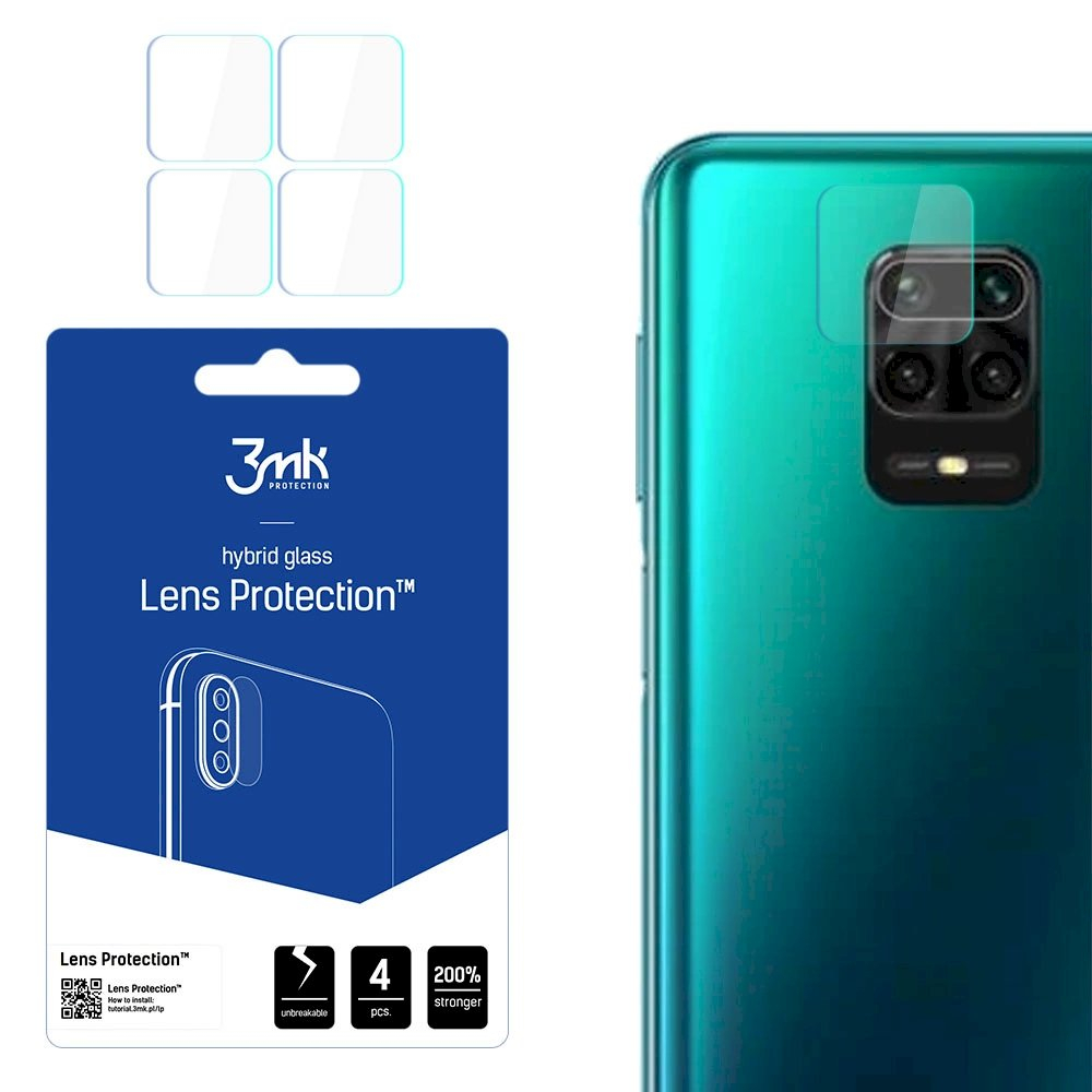 Xiaomi Redmi Note 9 Pro Max 3mk Lens Protection™ kameros apsauga Xiaomi Redmi Note 9 Pro Max 3mk Lens Protection™ kameros apsauga