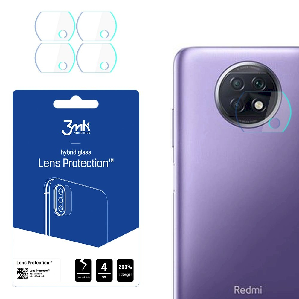 Xiaomi Redmi Note 9T 5G 3mk Lens Protection™ kameros apsauga