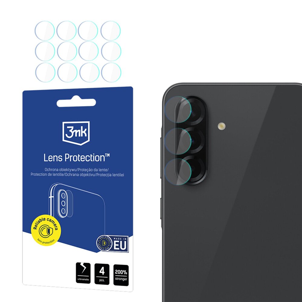 Samsung Galaxy A37 / A57 3mk Lens Protection Hybrid kameros apsauginis stiklas Samsung Galaxy A37 / A57 3mk Lens Protection Hybrid kameros apsauginis stiklas