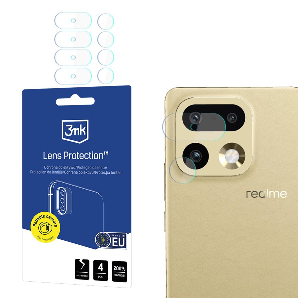 Realme 16 Pro 5G 3mk Lens Protection Hybrid kameros apsauginis stiklas