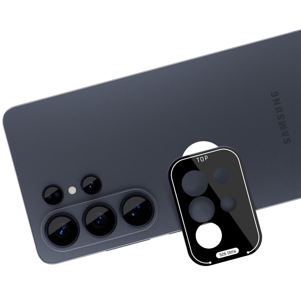 Samsung Galaxy S26 Ultra 3mk Lens Protection Pro Black kameros apsauginis stiklas 3