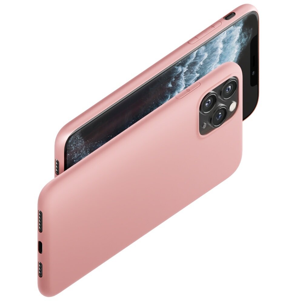 Apple iPhone Xs Max 3mk Matt dėklas – matinė rožinė 1