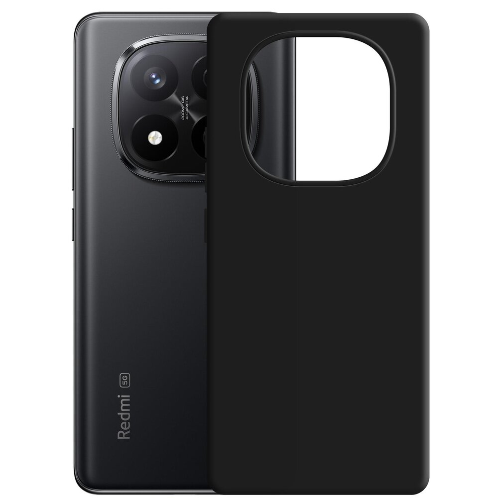 Xiaomi Redmi Note 15 5G 3mk Matt Case Pro dėklas – juodas 1 Xiaomi Redmi Note 15 5G 3mk Matt Case Pro dėklas – juodas 1